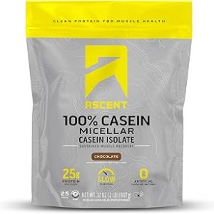 Ascent Casein Protein Powder 25g Micellar Casein Powder with Zero Artificial Flavors  Sweeteners Gluten Free No Added Bangladesh (New)