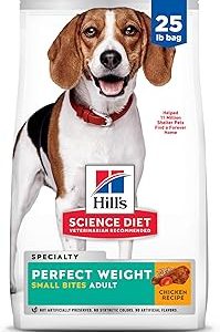 Hill s Science Diet Perfect Weight Adult 1 6 Weight Management Support Small Kibble Dry Dog Food Chicken Recipe 25 l Bangladesh (New)