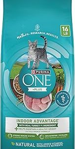 Purina ONE Natural Low Fat Weight Control Indoor Dry Cat Food +Plus Indoor Advantage 16 lb Bag Bangladesh (New)