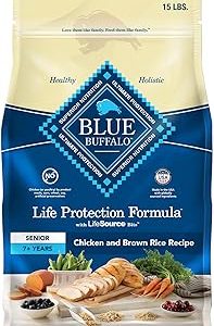 Blue Buffalo Life Protection Formula Senior Dry Dog Food Supports Joint Health and Mobility Made with Natural Ingredient Bangladesh (New)