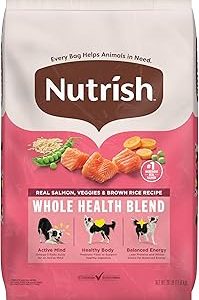 Nutrish Salmon Dry Dog Food 26 Pound Bag Bangladesh (New)
