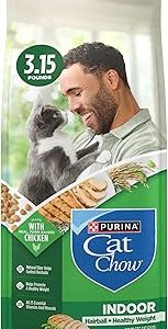 Purina Cat Chow Indoor Healthy Weight and Hairball Dry Cat Food With Chicken  Pack of 4 3 15 lb Bags Bangladesh (New)