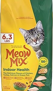 Meow Mix Indoor Health Dry Cat Food 6 3 Pound Bag Bangladesh (New)