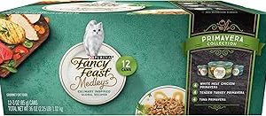 Purina Fancy Feast Wet Cat Food Variety Pack Medleys Primavera Collection  2 Packs of 12 3 oz Cans Bangladesh (New)
