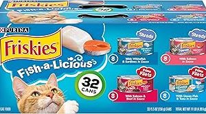Purina Friskies Wet Cat Food Variety Pack Fish A Licious Extra Gravy Prime Filets and Tasty Treasures  Pack of 32 5 5 Bangladesh (New)