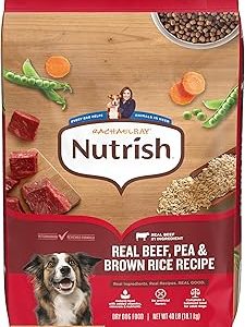Nutrish Rachael Ray Adult Dry Dog Food Real Beef Pea  Brown Rice Recipe 40 lb Bag Packaging May Vary Bangladesh (New)