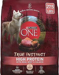 Purina ONE Natural High Protein Dry Dog Food Dry True Instinct with Real Beef and Salmon With Bone Broth and Added Vitamin Bangladesh (New)