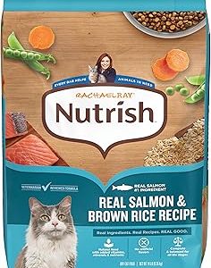 Nutrish Rachael Ray Dry Cat Food Real Salmon  Brown Rice Recipe 14 lb Bag Bangladesh (New)
